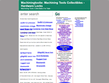 Tablet Screenshot of machiningtoolie.com